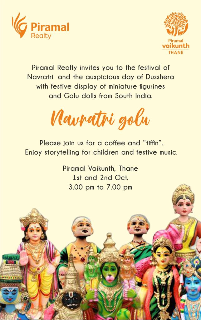 Piramal Realty invites you to 'Navratri Golu' at Piramal Vaikunth